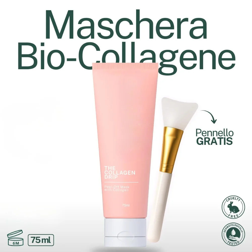 Maschera al Bio-Collagene con Acido Ialuronico